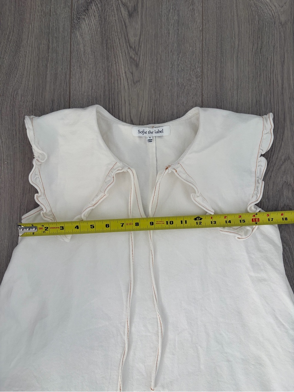 Sofie the Label Oversized Sailor Collar Mini Dress - Picture 7 of 9